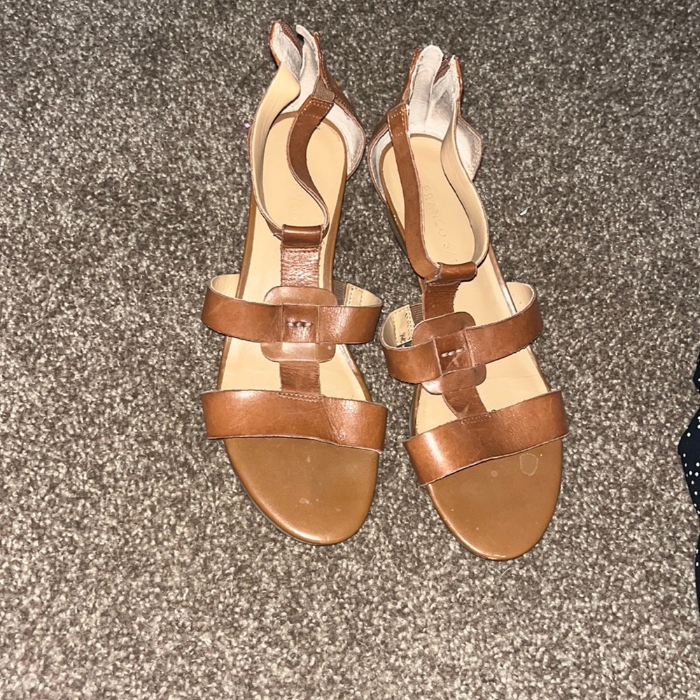 brown sandals